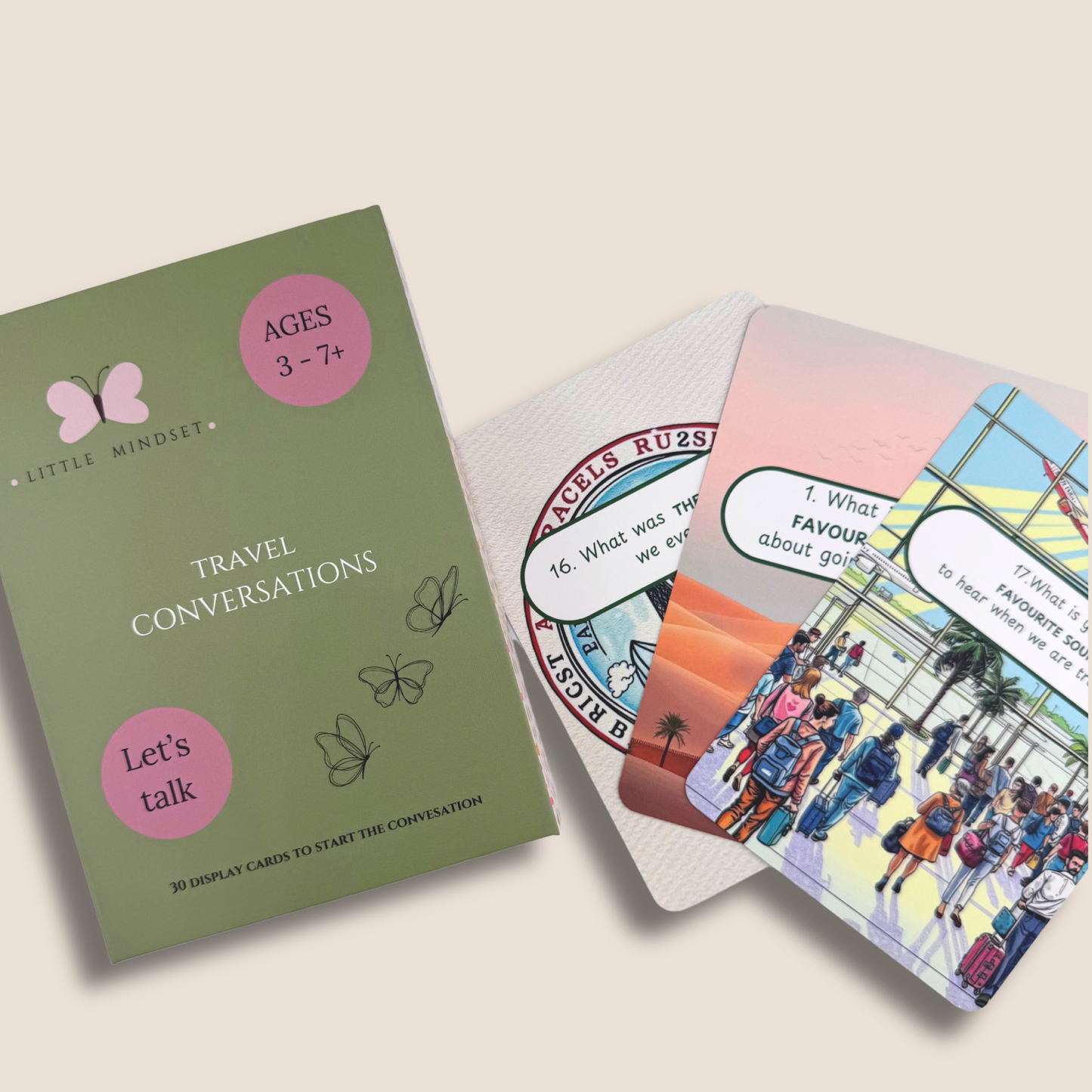Little Mindset - Travel Conversation Flashcards