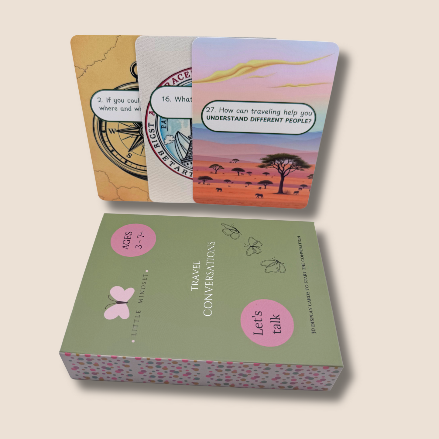 Little Mindset - Travel Conversation Flashcards