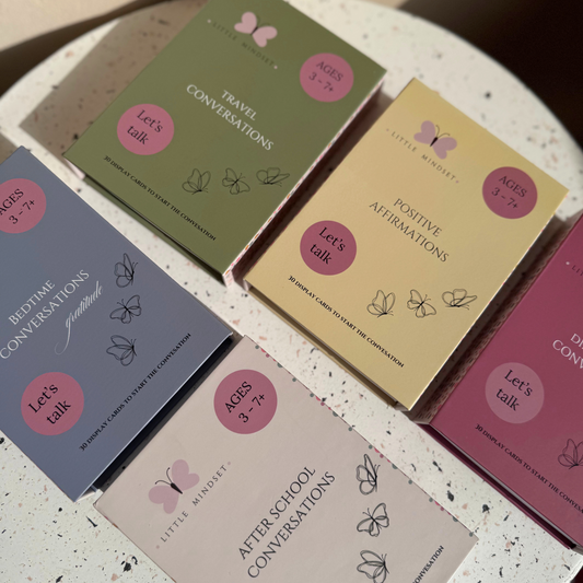 Little Mindset – Conversation & Affirmation Flashcards (Complete 5-Set Bundle)