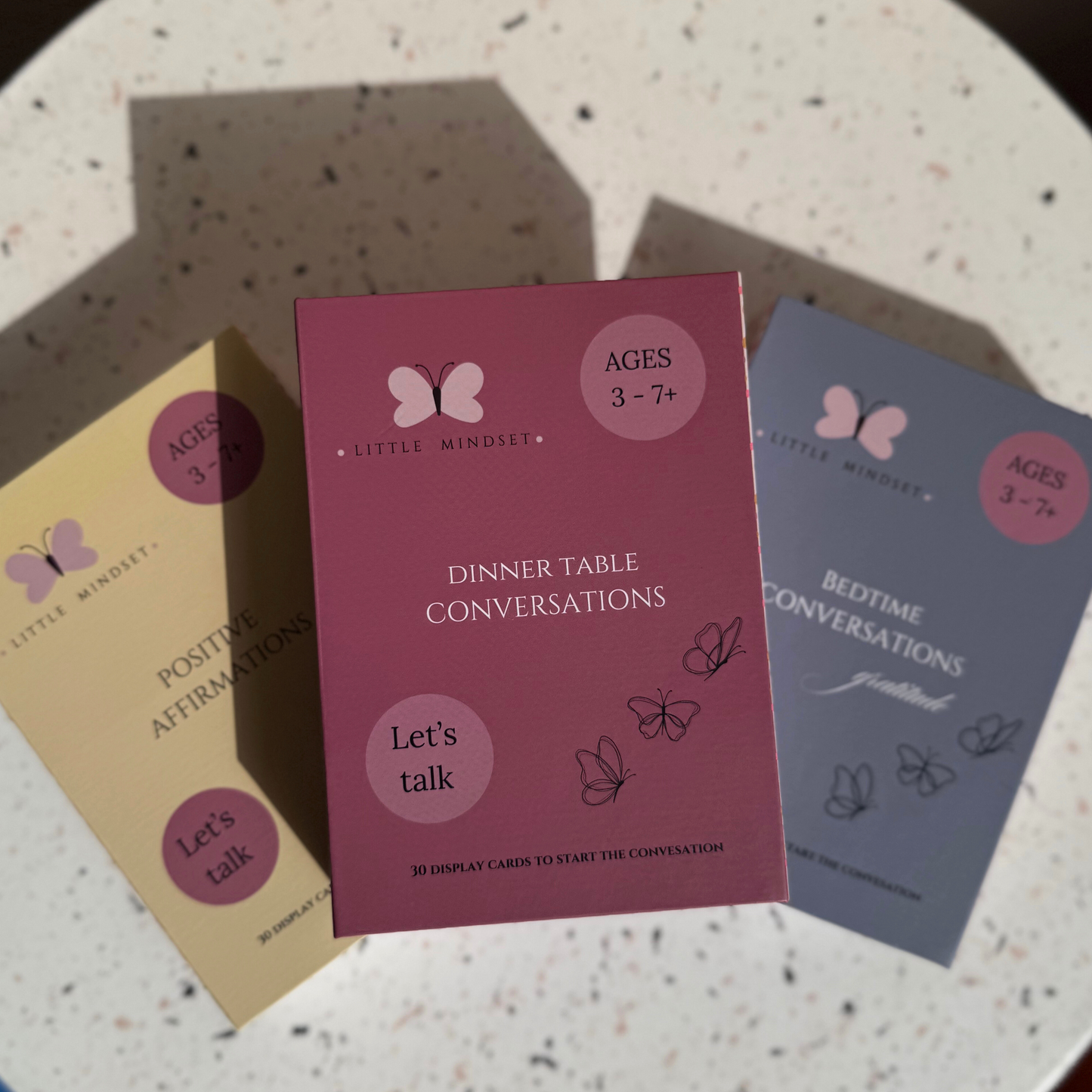 Little Mindset – Conversation & Affirmation Flashcards (Complete 5-Set Bundle)