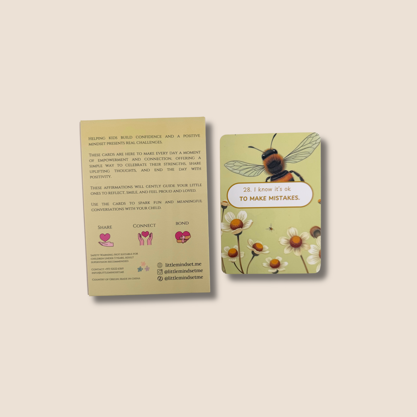 Little Mindset - Positive Affirmation Flashcards