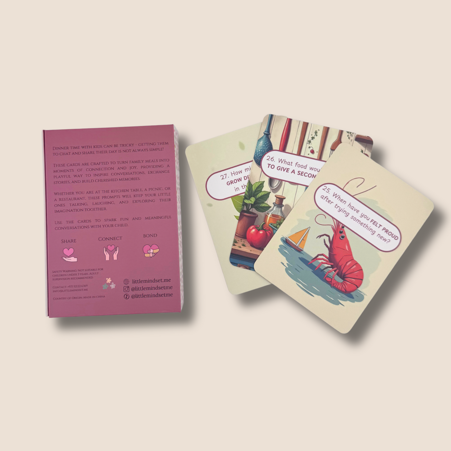 Little Mindset - Dinner Table Conversation Flashcards