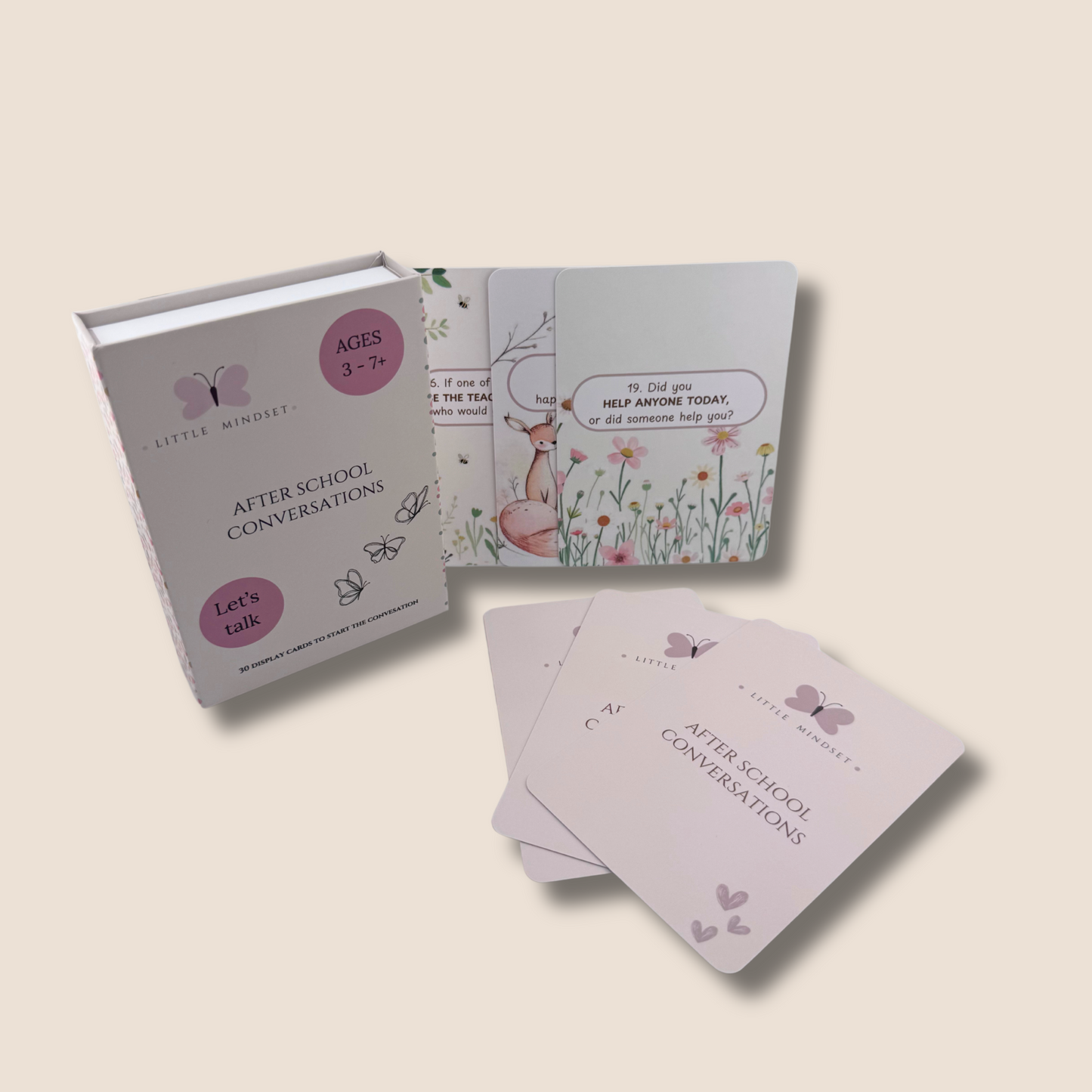 Little Mindset - After School Conversation Flashcards