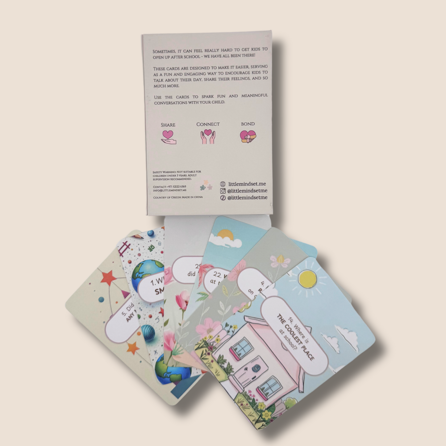 Little Mindset - After School Conversation Flashcards