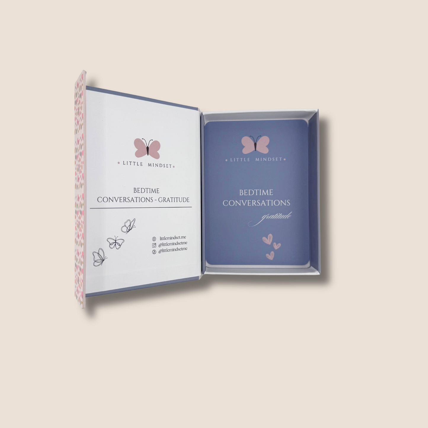 Little Mindset - Bedtime Conversations & Gratitude Flashcards